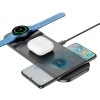 Зарядка Qi HOCO Step 3-in-1 wireless fast charger CQ6 (Samsung Watch) |223 W Total| black