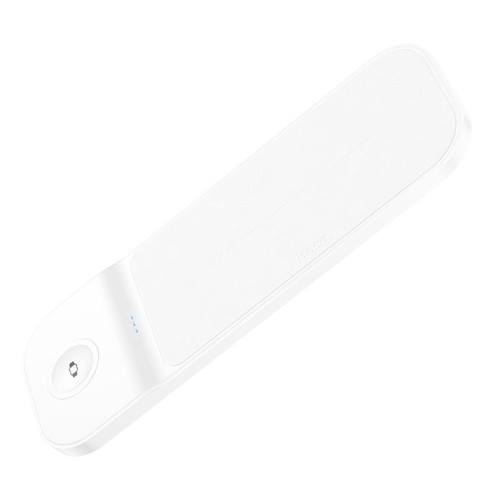 Зарядка Qi HOCO Step 3-in-1 wireless fast charger CQ6 (Samsung Watch) |223 W Total| white