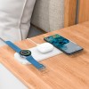 Зарядка Qi HOCO Step 3-in-1 wireless fast charger CQ6 (Samsung Watch) |223 W Total| white