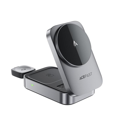 Зарядка Qi ACEFAST Desktop 3-in-1 Wireless Charging holder E22 |15W Max, 22.5W Total| black