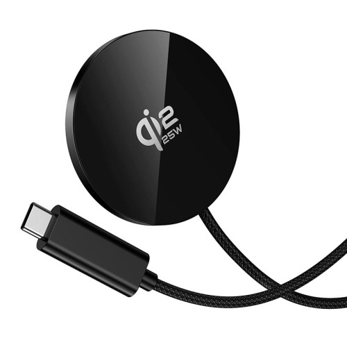 Зарядка Qi2.2 HOCO Fast magnetic wireless fast charger CW63 Pro |25W Max| white