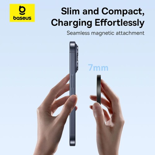Зарядка Qi2 BASEUS Simple Mini4 Air Magnetic Wireless Charger |15W| black