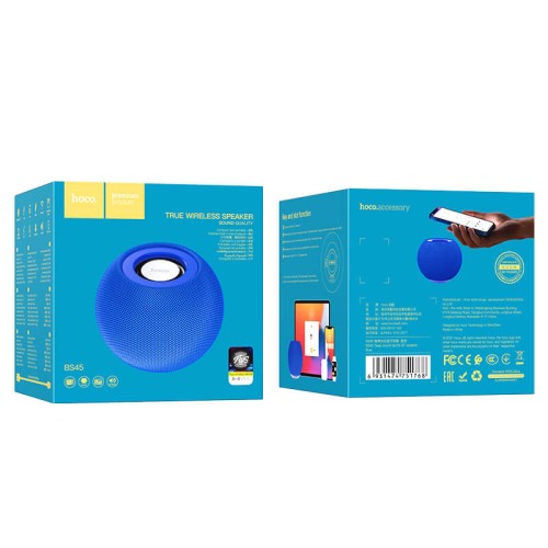 Акустика HOCO Deep sound sports BT speaker BS45 |BT5.0, TWS, FM, TF| grey