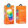 Акустика HOCO Pulsating colorful luminous HC8 |4Hours, BT5.0, TWS, 360° Sound, AUX, FM, TF, USB| red