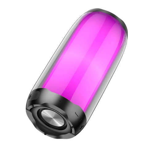 Акустика HOCO Pulsating colorful luminous HC8 |4Hours, BT5.0, TWS, 360° Sound, AUX, FM, TF, USB| red