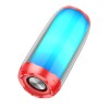 Акустика HOCO Pulsating colorful luminous HC8 |4Hours, BT5.0, TWS, 360° Sound, AUX, FM, TF, USB| red