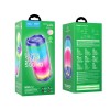 Акустика HOCO Pulsating colorful luminous HC8 |4Hours, BT5.0, TWS, 360° Sound, AUX, FM, TF, USB| red
