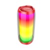 Акустика HOCO Pulsating colorful luminous HC8 |4Hours, BT5.0, TWS, 360° Sound, AUX, FM, TF, USB| red