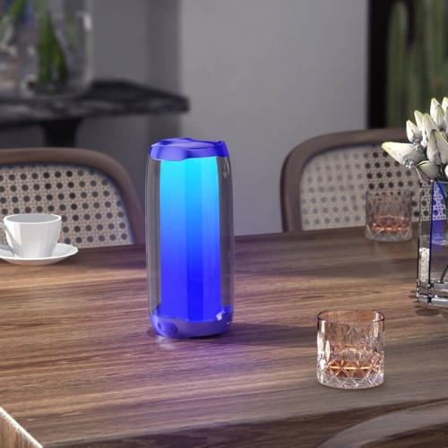 Акустика HOCO Pulsating colorful luminous HC8 |4Hours, BT5.0, TWS, 360° Sound, AUX, FM, TF, USB| red