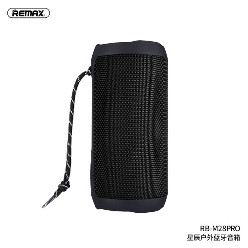 Акустика REMAX Star Series RGB Outdoor Wireless Speaker RB-M28 PRO IPX7 |BT5.0,8Wx2, TWS, AUX/TF, DSP, 8h| black