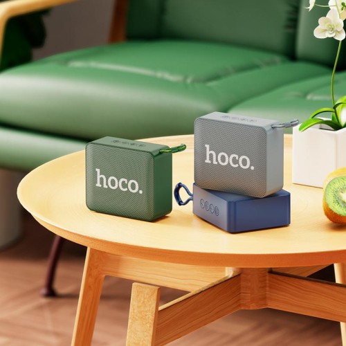 Акустика HOCO Gold brick sports BT speaker BS51 |BT5.1, TWS,  USB/AUX/TF/FM, 4h| blue