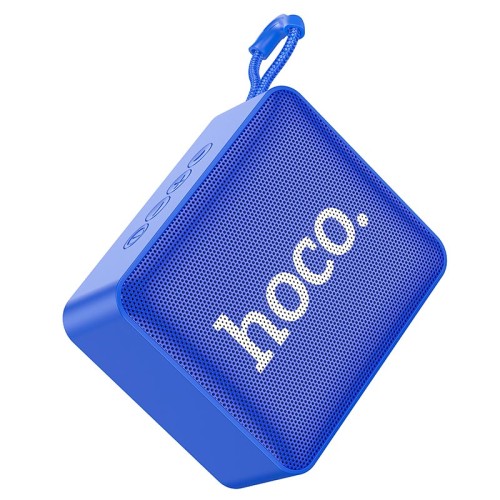 Акустика HOCO Gold brick sports BT speaker BS51 |BT5.1, TWS,  USB/AUX/TF/FM, 4h| blue