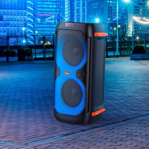 Акустика-караоке HOCO Manhattan wireless dual mic outdoor BT speaker BS53 |BT5.1, 2Mic, 4H| black