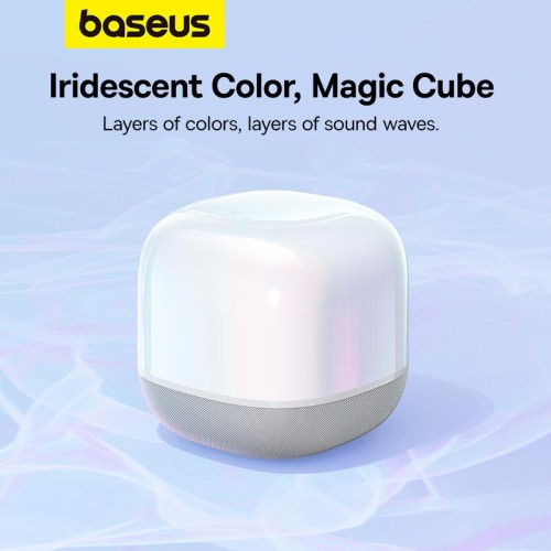 Акустика Baseus AeQur V2 Wireless Speaker Moon |BT5.0, 3EQ, 30h, TWS| white