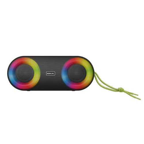 Акустика BKK waterproof BT Speaker K215 |BT5.3, TWS, AUX/TF/USB/FM, 2*5W| black