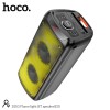 Акустика-караоке HOCO Flame light BT speaker DS53 |BT5.0, TWS, TF/USB/AUX, 40Wx2 (120W Max), 3H, 2mic, remorte| black