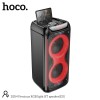 Акустика-караоке HOCO Precious RGB Light BT speaker DS54 |BT5.0, TWS, TF/USB/AUX, 25Wx2, 3H, 1mic, remorte| black