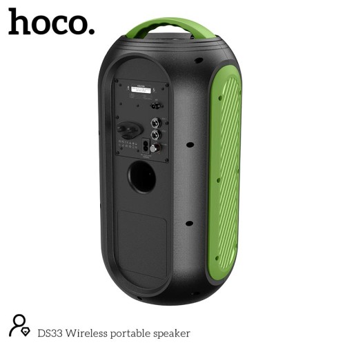 Акустика-караоке Hoco Wireless portable speaker DS33 |BT5.0, USB/TF, 30W| black