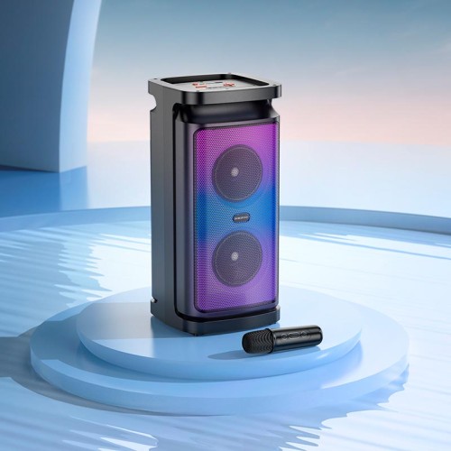 Акустика-караоке BOROFONE Vida BT speaker with microphone BP25 |10Wx2, BT5.4, USB/AUX/TWS, 4h| black