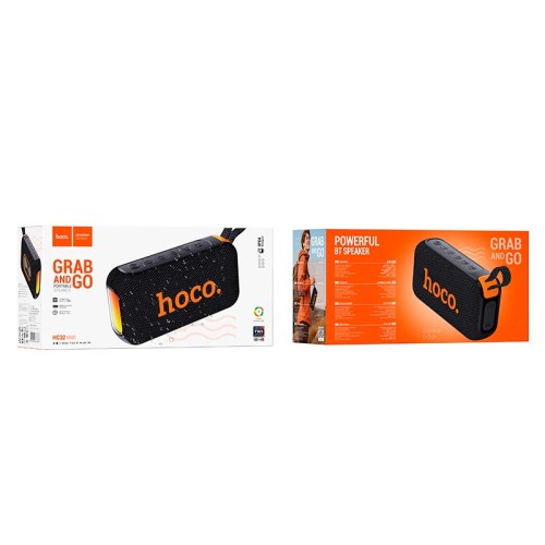 Акустика HOCO Smart sound sports BT speaker HC32 ipx4 |BT5.4/AUX/USB/TF/FM, 20W, TWS, 4h| blue