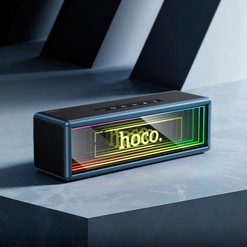 Акустика HOCO Luz sports BT speaker HC40 IPX4 |BT6.0, AUX/USB/TF/FM, TWS, 10Wx2, 5h| black