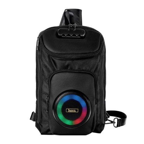 Рюкзак-Акустика HOCO Journey BT speaker HC42 IPX4 |BT5.4, USB/TF/FM, 10Wx2, 3h, 6L| black