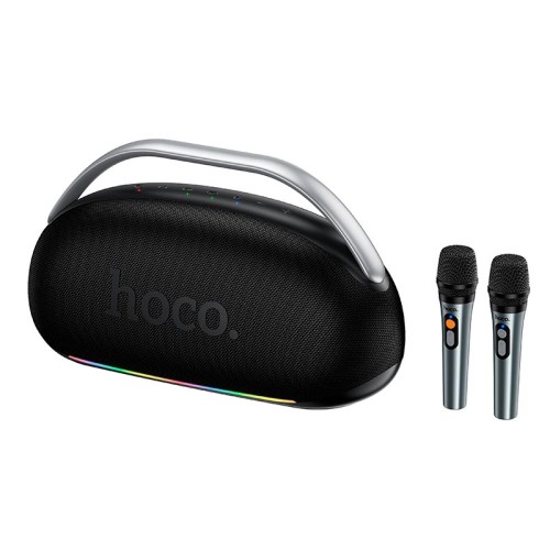Акустика-караоке HOCO Melody portable BT speaker HT2 |BT5.4/USB/TF/AUX, TWS, DSP, 300W, 8h| black
