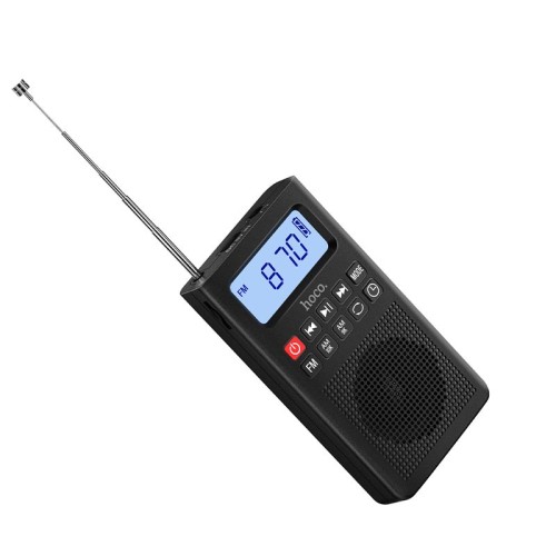 Портативний радіоприймач HOCO Portable radio HI51 |BT5.3/TF/FM/AM/AUX, 2.5-3.5h| black