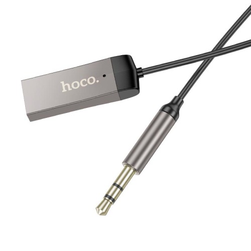 Адаптер HOCO Benefit car AUX BT receiver with cable E78 |BT5.3, 1.2m| black