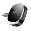 Аудіоадаптер універсальний HOCO Travel car AUX BT receiver E80 |BT5.3, AUX| black