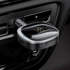 Аудіоадаптер універсальний HOCO Travel car AUX BT receiver E80 |BT5.3, AUX| black