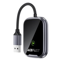 Адаптер ACEFAST CarPlay/Android AUTO wireless adapter for car QC1 grey