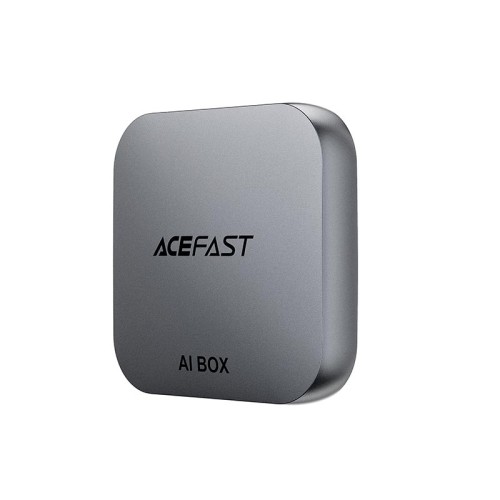 Адаптер ACEFAST AI Box CarPlay/Android AUOTO wireless adapter for car QC2 grey
