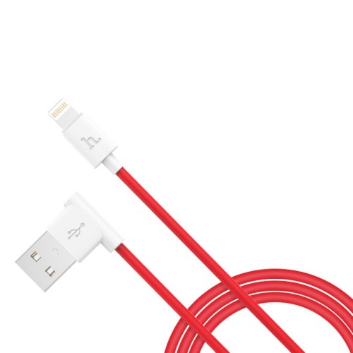 Кабель Hoco lightning L Shape |1.2m, 2.1A| UPL11 white