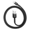 Кабель Lightning BASEUS cafule |2.4A, 1M| (CALKLF-BG1) black