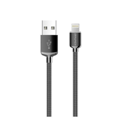Кабель AWEI Lightning CL-25 |0.3m| grey