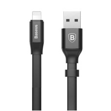 Кабель Lightning BASEUS Nimble Portable |2A, 0.23M| (CALMBJ-B01) black