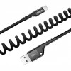 Кабель Baseus Lightning Fish eye Spring |3A. 1M| (CALSR-01) black