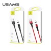 Кабель USAMS Lightning Aluminum Alloy магнитный US-SJ352 U32 |1m, 2.4A| black