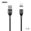 Кабель REMAX Магнітний Lightning Magnets Series RC-158i |1m, 3A| black
