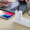 Кабель Lightning Koni Strong nobility flash charging KS11i |1.2m, 2.4A| black