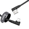 Кабель Hoco Lightning Puissant Silicone U83 |1.2m, 2.4A| red