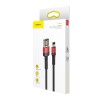 Кабель BASEUS Lightning Cafule (special edition) |1m, 2.4A| (CALKLF-GG1) black-grey