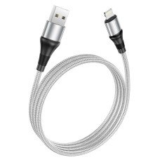 Кабель Hoco Lightning Excellent charging data cable X50 |1m, 2.4A| grey