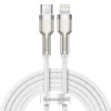 Кабель BASEUS Type-C to Lightning Cafule Series Metal Data Cable |2M, 20W, PD| (CATLJK-B02) white