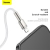 Кабель BASEUS Lightning Cafule Series Metal Data Cable |2M, 2.4A| (CALJK-B02) black