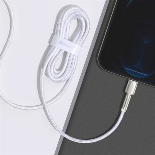 Кабель BASEUS Lightning Cafule Series Metal Data Cable |2M, 2.4A| (CALJK-B02) black
