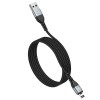 Кабель Hoco Lightning Traveller magnetic charging data cable U96 |1.2m, 2.4A| black