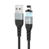 Кабель Hoco Lightning Traveller magnetic charging data cable U96 |1.2m, 2.4A| black