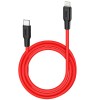 Кабель HOCO Type-C to Lightning Silicone PD charging data cable X21 Plus |1m, 3A, 20W| black-white